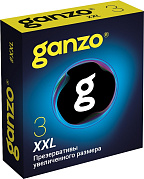 Презервативы Ganzo XXL BLACK EDITION увеличенного размера (3шт.) Презервативы Ganzo XXL BLACK EDITION увеличенного размера (3шт.)