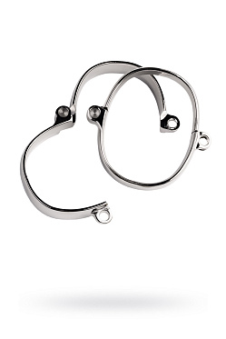 Наручники, TOYFA Metal, серебристые