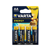 БЛИСТЕР (4шт) Пальчиковая батарейка (AA) Varta Energy