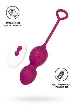 Вагинальные шарики L'Eroina Moussy, бордовые