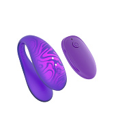 Парный вибромассажер TWIN+ Purple с пультом и управлением через приложение, фиолетовый