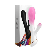 Вибратор USK-V25 бело-розовый Вибратор USK-V25 бело-розовый