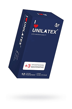 Презервативы Unilatex Extra Strong особопрочные (12+3шт.)