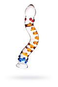 Фаллоимитатор Sexus Glass (стекло), прозрачно-радужный, 18 см. Фаллоимитатор Sexus Glass (стекло), прозрачно-радужный, 18 см.