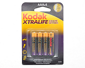БЛИСТЕР (4шт) Мизинчиковая батарейка (AAA) Kodak Xtralife