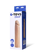 Насадка на пенис TOYFA A-Toys, SoftSkin, телесная, 16.5 см