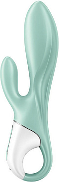 Вибратор Satisfyer Air Pump Bunny 5, зеленый