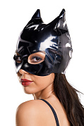 Маска кошки Glossy ANN из материала Wetlook, черная Маска кошки Glossy ANN из материала Wetlook, черная