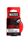 Презервативы MAXUS в металлическом кейсе, SENSITIVE ультратонкие (3шт.)