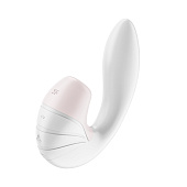 Вибратор Satisfyer Supernova, с вакуум-волновым стимулятором, белый