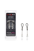 Зажимы для сосков Non-Piercing Nipple Jewelry с кристаллами в виде листиков Зажимы для сосков Non-Piercing Nipple Jewelry с кристаллами в виде листиков