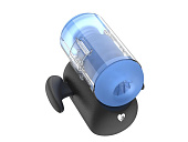 Инновационный мастурбатор Black Knight, с функциями пенетрации, вибрации и нагрева