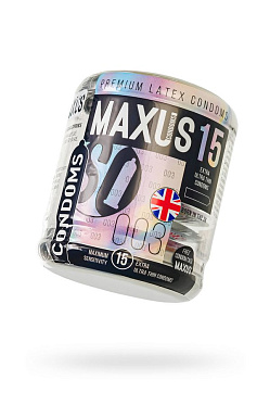 Презервативы MAXUS в большом кейсе, экстратонкие (15шт.)