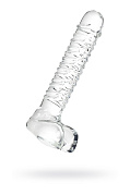 Фаллоимитатор Sexus Glass (стекло), прозрачный, 21 см.