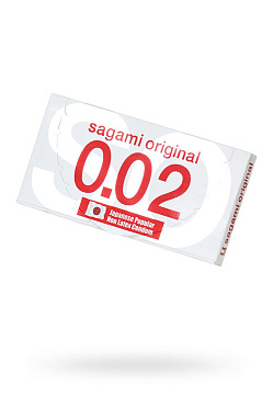 Презервативы полиуретановые Sagami Original 002 (2шт.)