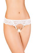 Эротические трусики Erolanta Lingerie Collection кружевные белые (42-44) Эротические трусики Erolanta Lingerie Collection кружевные белые (42-44)