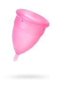 Менструальная чаша Eromantica, силикон, розовая (S)