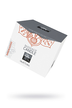 Массажная свеча HOT Shiatsu с ароматом сандала, 130 мл.