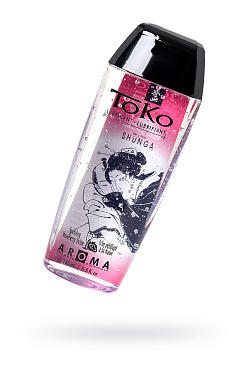 Лубрикант Shunga Toko Aroma на водной основе, клубника и шампанское, 165 мл.