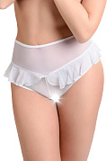 Эротические трусики с высокой посадкой Lana, белые (54-56) Эротические трусики с высокой посадкой Lana, белые (54-56)
