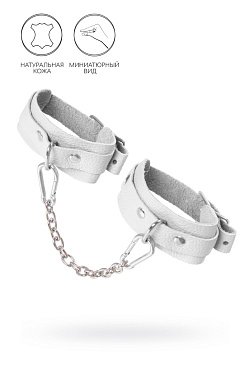 Оковы мини Pecado BDSM, со скруглёнными углами белые