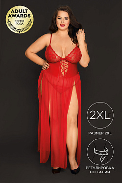Комбинация и стринги, Tabitha (2XL)