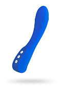 Вибратор L'EROINA Blury, синий, 18.5 см.
