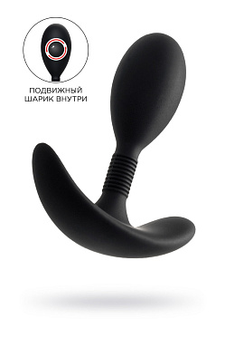 Анальная втулка A-Toys Tord черная (S)