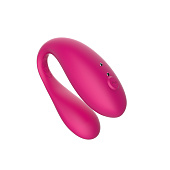 Парный вибромассажер TWIN Pink с управлением через приложение, розовый