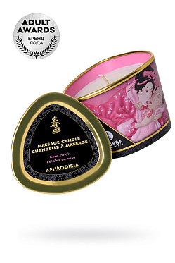 Массажное аромамасло Shunga Aphrodisia (роза), 170мл.